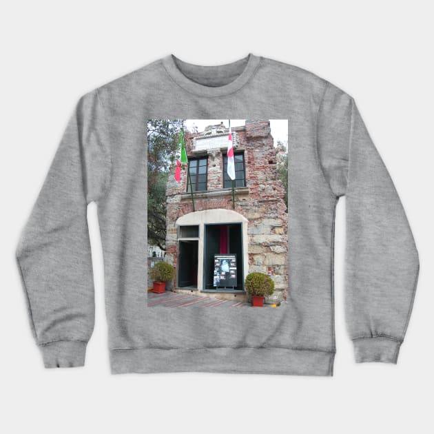 Columbus's childhood home Crewneck Sweatshirt by tomg